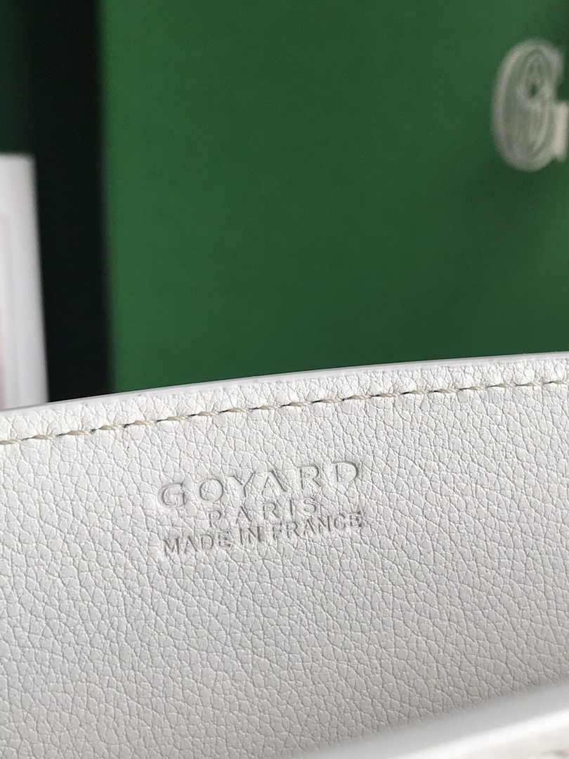Goyard Rouette Structuré Mini Bag 020234 Goyardine Canvas White