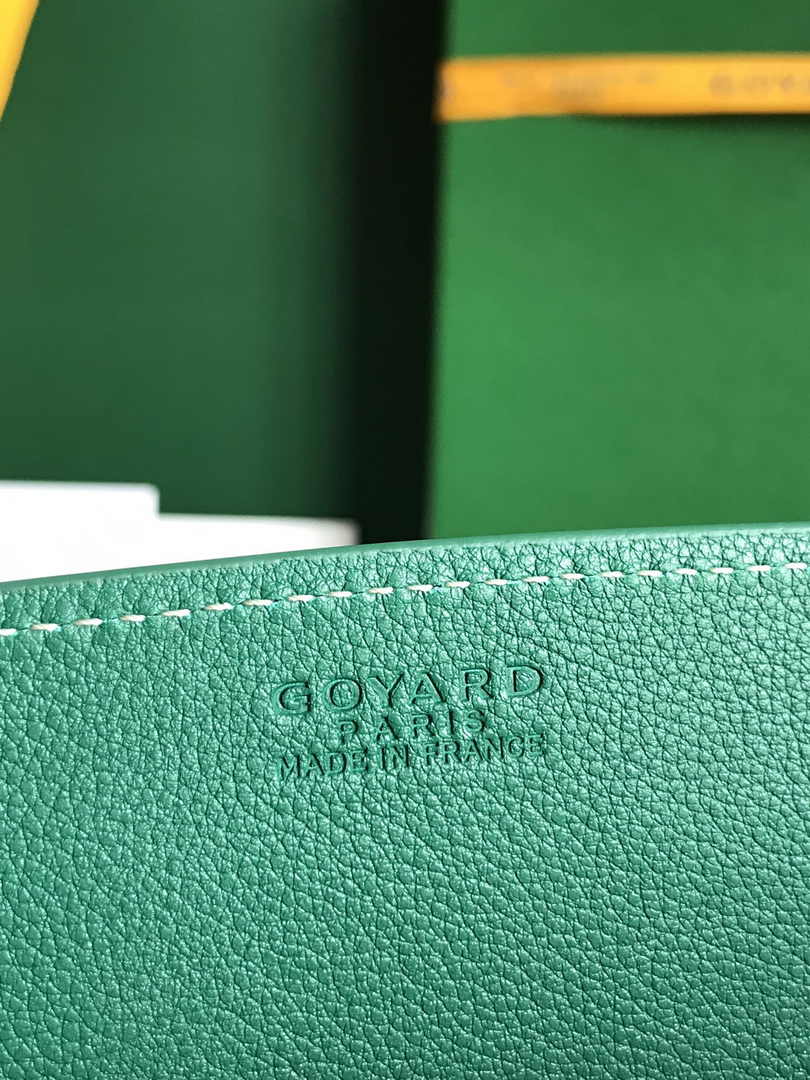 Goyard Rouette Structuré PM Bag 020805 Goyardine Canvas Green