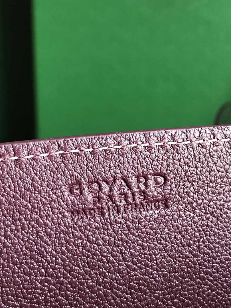 Goyard Rouette Structuré PM Bag 020805 Goyardine Canvas Wine Red