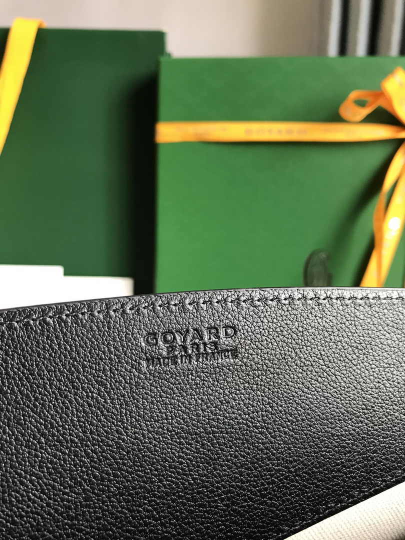 Goyard Rouette Structuré PM Bag 020805 Goyardine Canvas Black