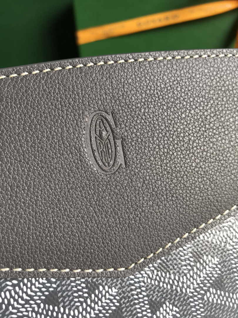 Goyard Rouette Structuré PM Bag 020805 Goyardine Canvas Gray
