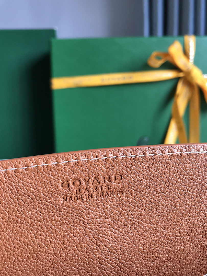 Goyard Rouette Structuré PM Bag 020805 Goyardine Canvas Brown