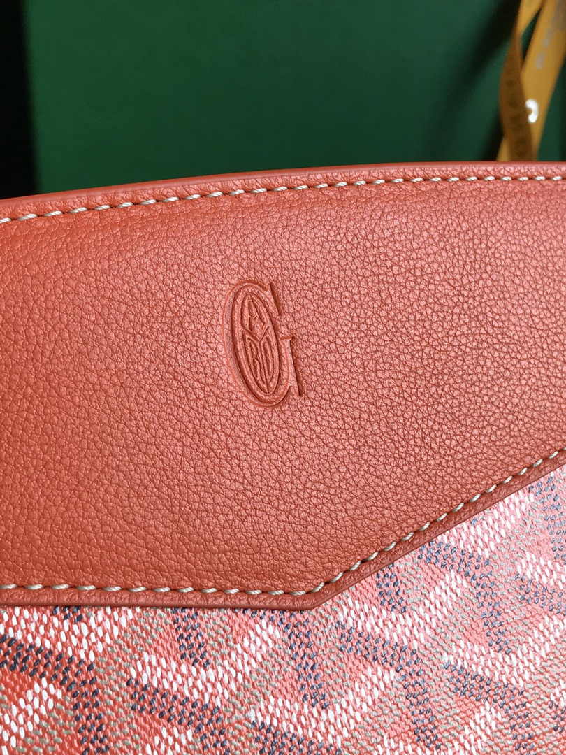 Goyard Rouette Structuré PM Bag 020805 Goyardine Canvas Orange