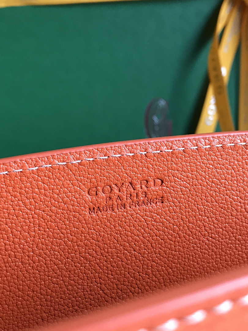Goyard Rouette Structuré PM Bag 020805 Goyardine Canvas Orange