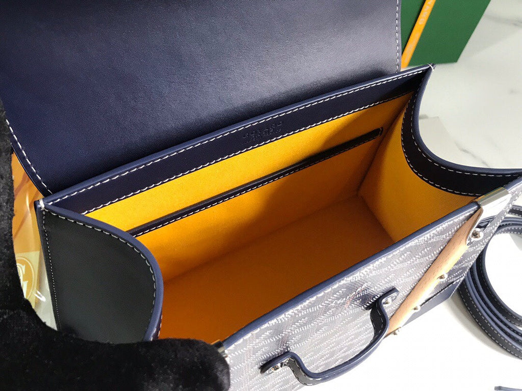 Goyard Saïgon PM Tote Bag GY020280 Navy Blue