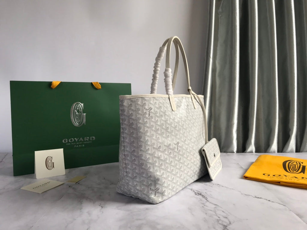 Goyard Saint Louis PM Tote Bag GY020184 White