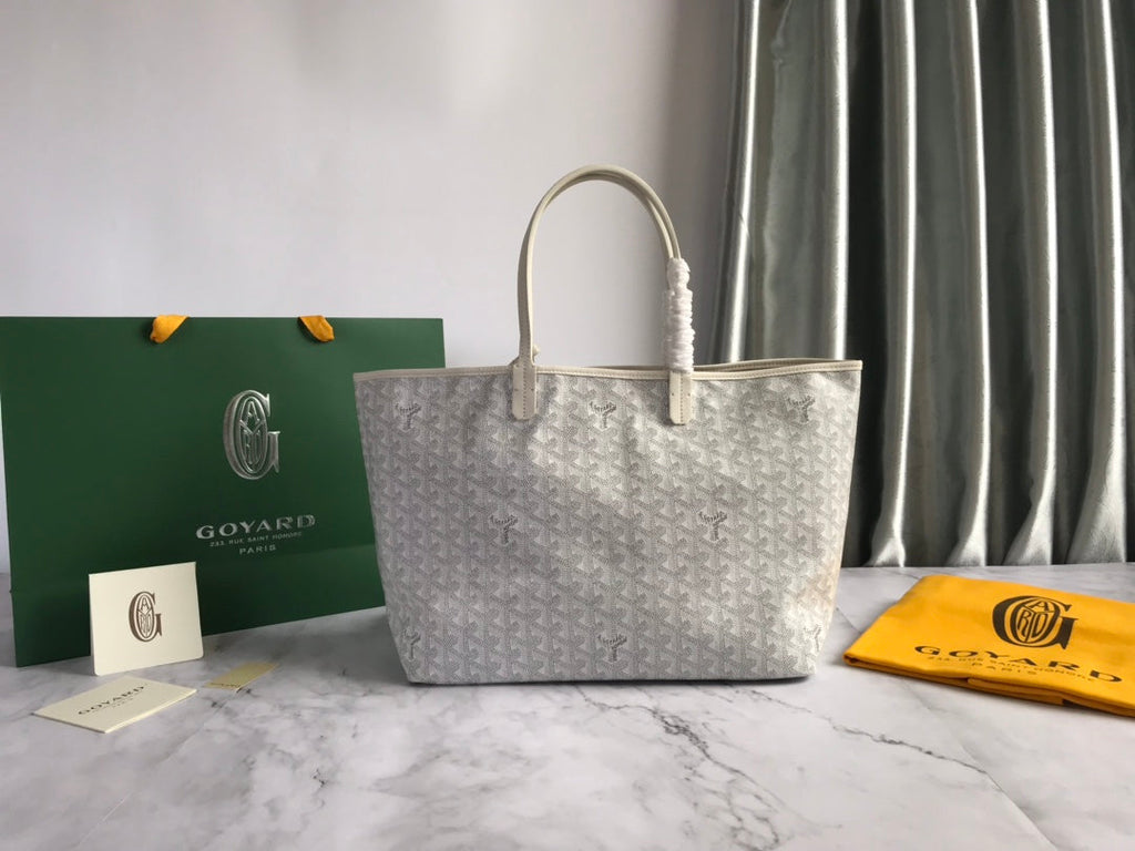 Goyard Saint Louis PM Tote Bag GY020184 White