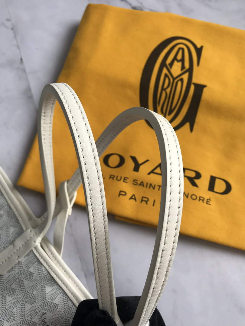 Goyard Saint Louis PM Tote Bag GY020184 White