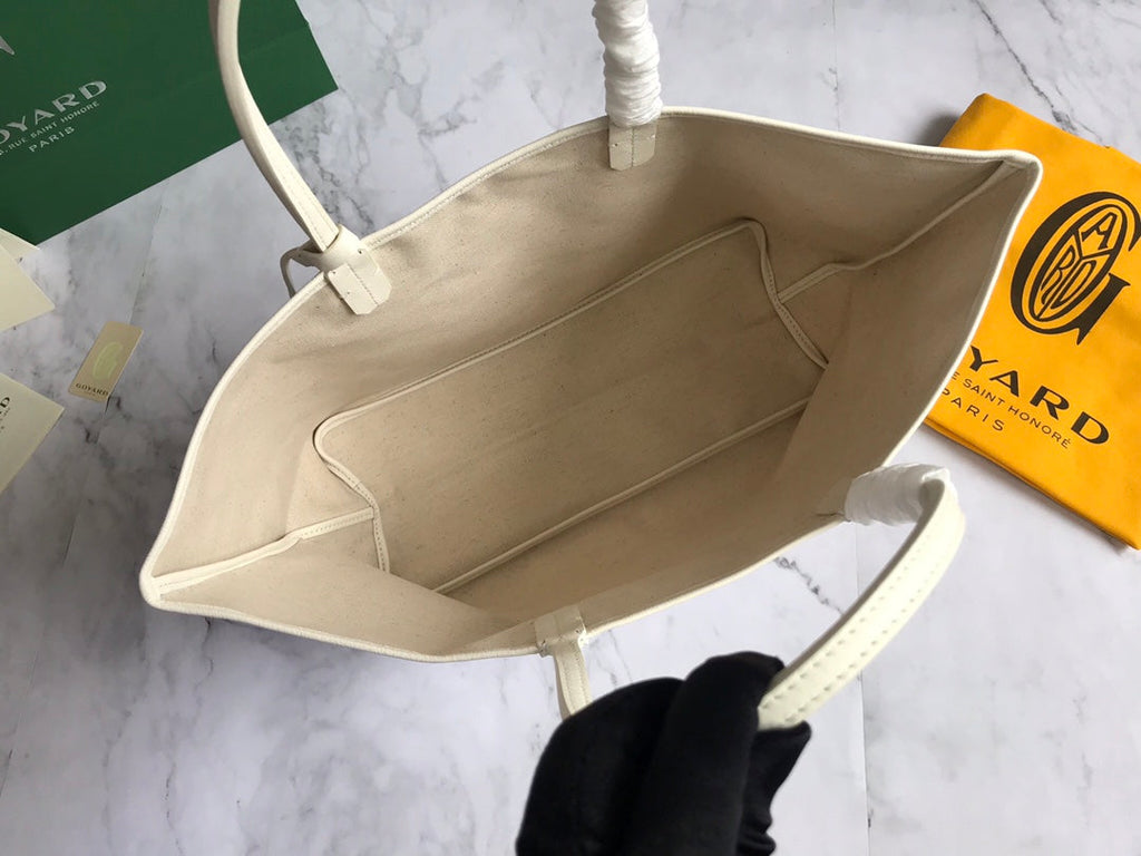 Goyard Saint Louis PM Tote Bag GY020184 White
