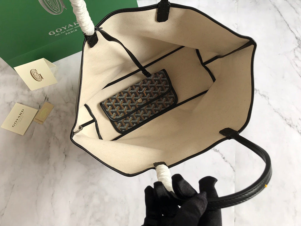 Goyard Saint Louis PM Tote Bag GY020184 Black