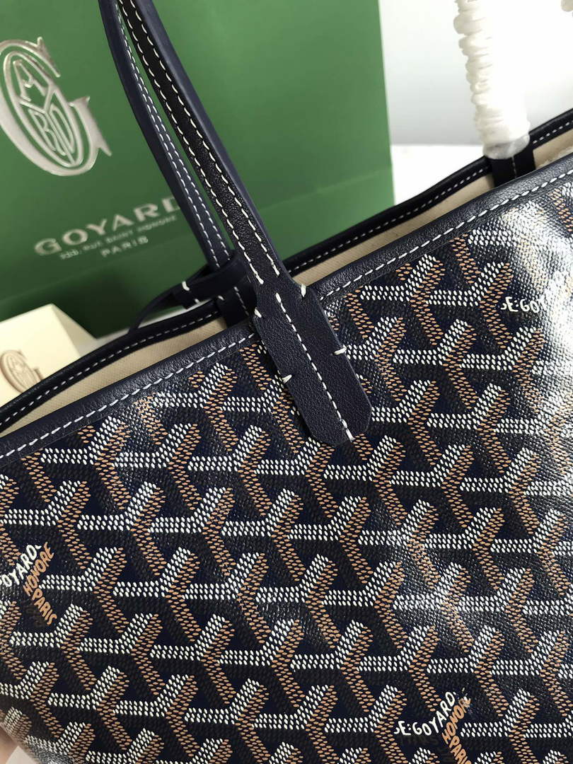 Goyard Saint Louis PM Tote Bag GY020184 Navy Blue