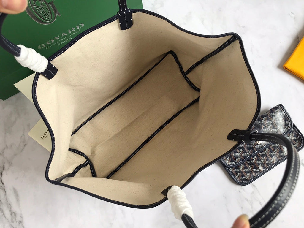 Goyard Saint Louis PM Tote Bag GY020184 Navy Blue