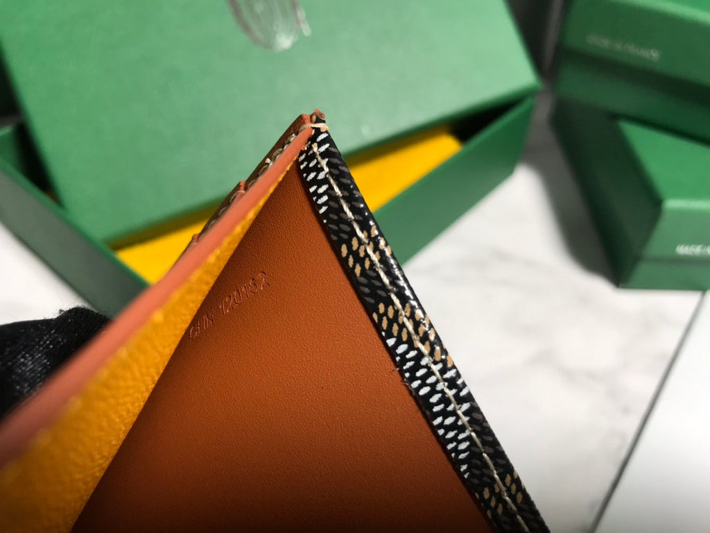 Goyard Saint-Pierre Card Wallet 5052 Calfskin Brown
