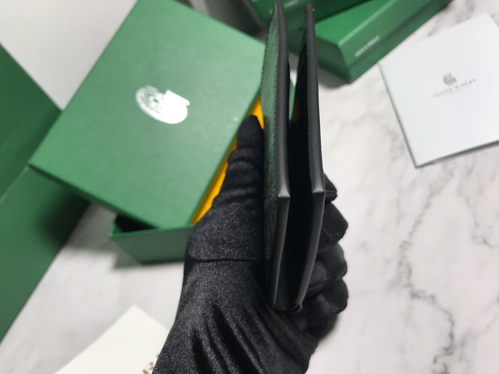 Goyard Saint-Pierre Card Wallet 5052 Calfskin Black