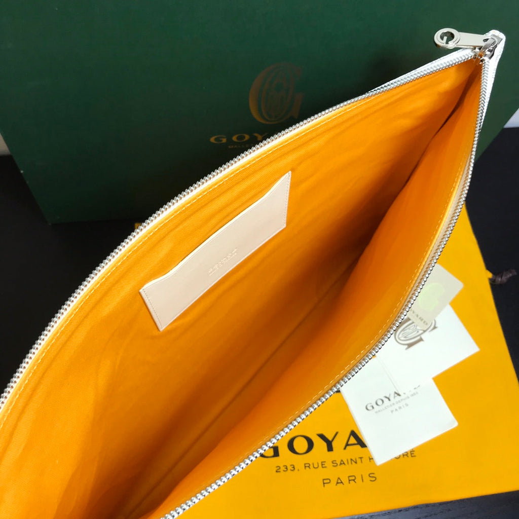 Goyard Senat GM Document Case GY020169 White