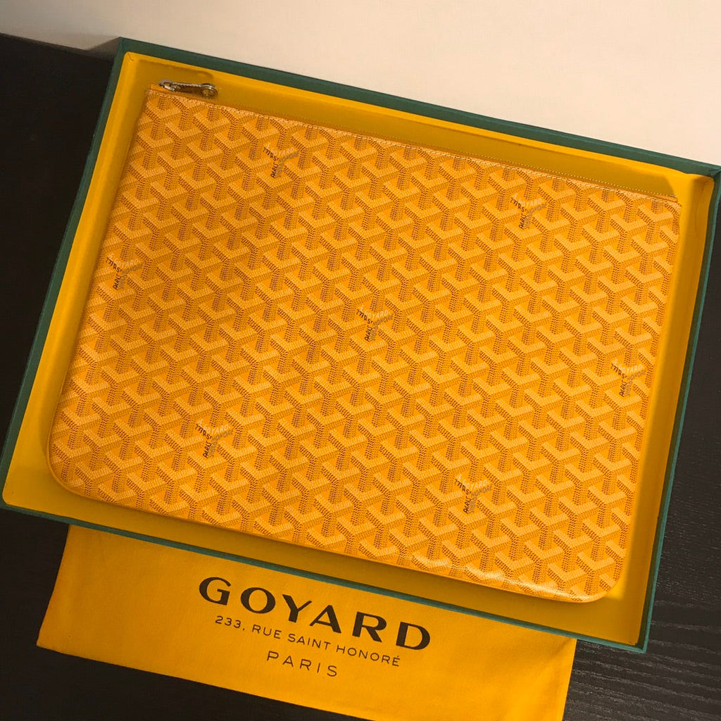 Goyard Senat GM Document Case GY020169 Yellow