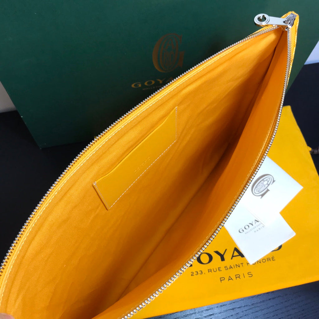 Goyard Senat GM Document Case GY020169 Yellow