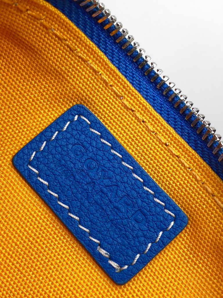 Goyard Sénat Nano Key Pouch 3317 Blue Goyardine Canvas