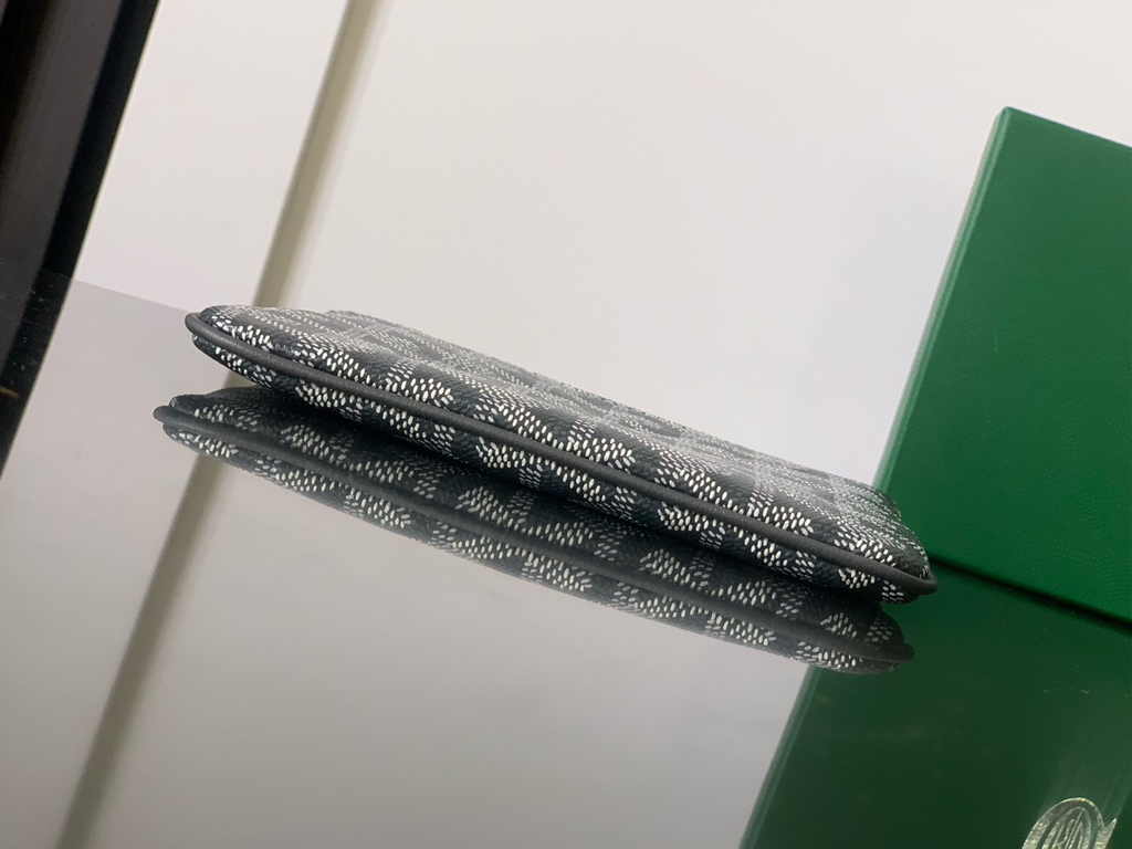 Goyard Sénat Nano Key Pouch 1061XS Gray Goyardine Canvas