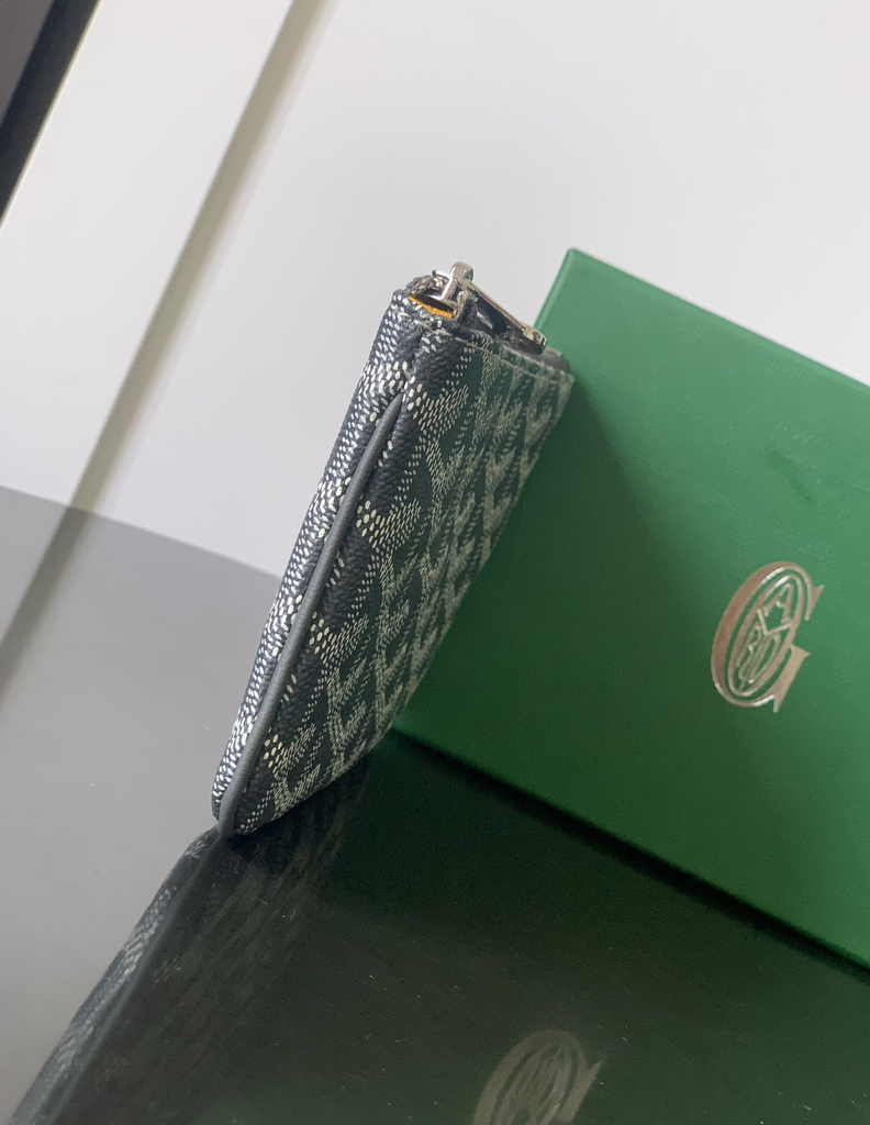 Goyard Sénat Nano Key Pouch 1061XS Gray Goyardine Canvas