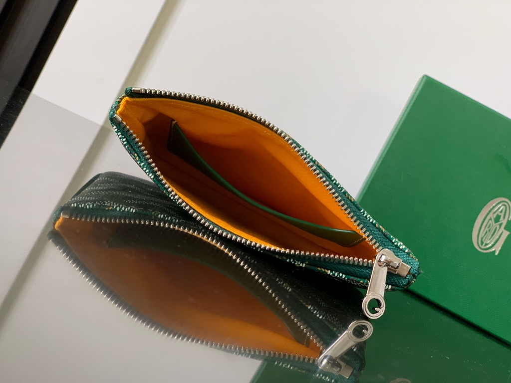 Goyard Sénat Nano Key Pouch 1061XS Green Goyardine Canvas