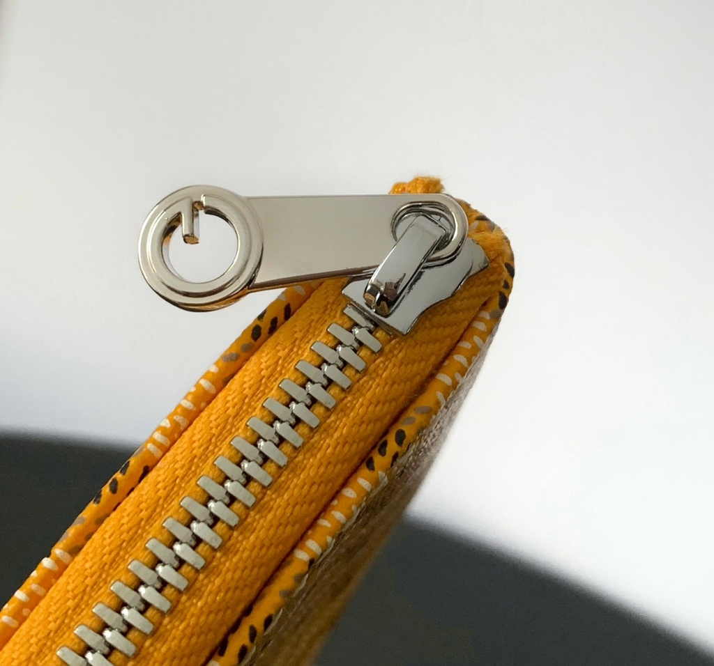 Goyard Sénat Nano Key Pouch 1061XS Yellow Goyardine Canvas