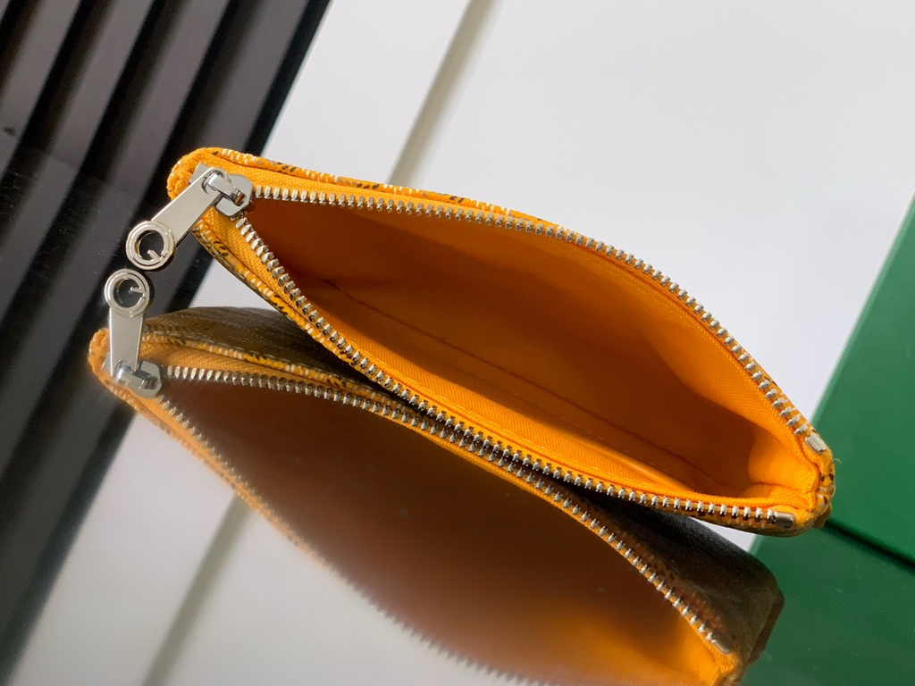 Goyard Sénat Nano Key Pouch 1061XS Yellow Goyardine Canvas