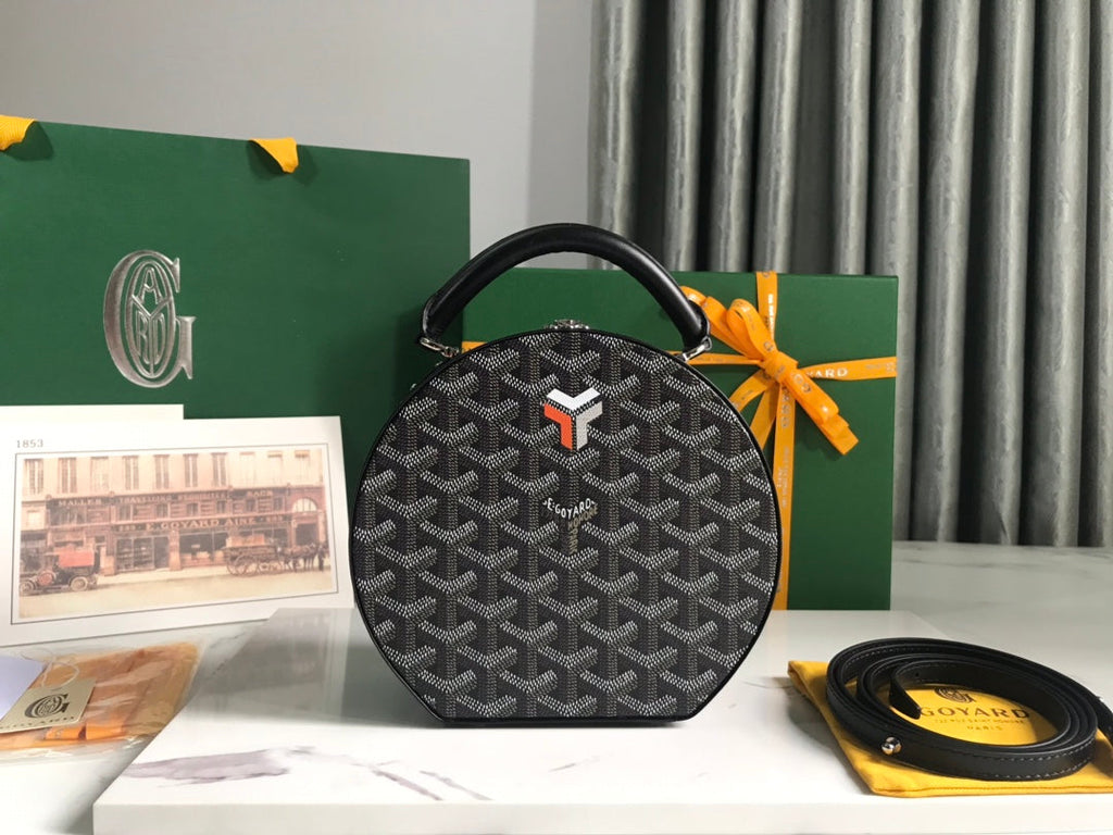 Goyard The Alto Hatbox Trunk Bag GY020380 Black