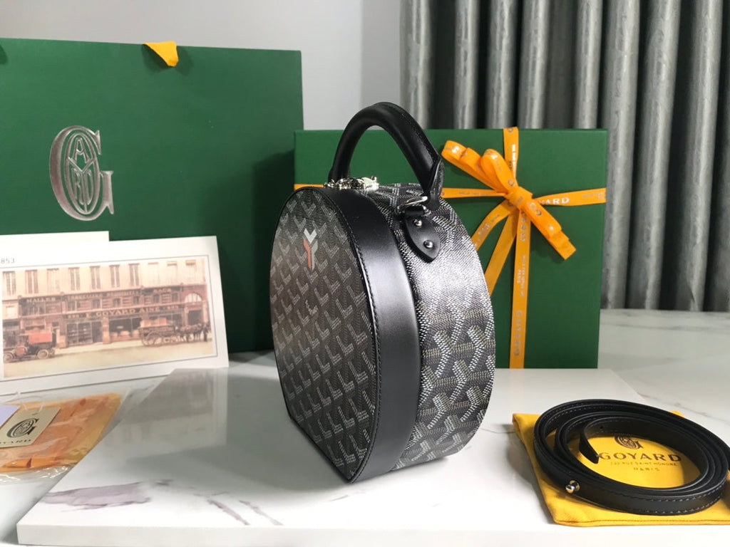 Goyard The Alto Hatbox Trunk Bag GY020380 Black