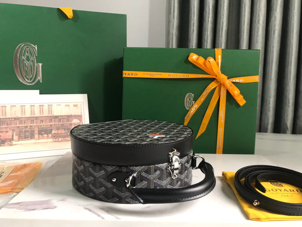 Goyard The Alto Hatbox Trunk Bag GY020380 Black