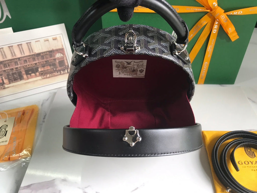 Goyard The Alto Hatbox Trunk Bag GY020380 Black