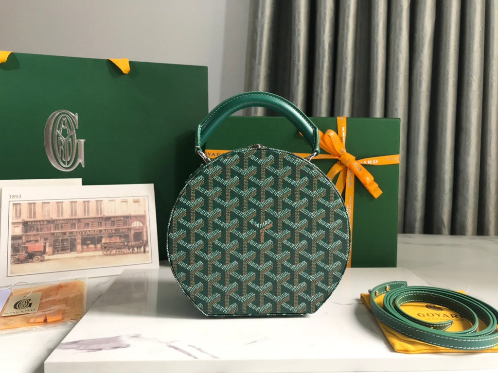 Goyard The Alto Hatbox Trunk Bag GY020381 Green