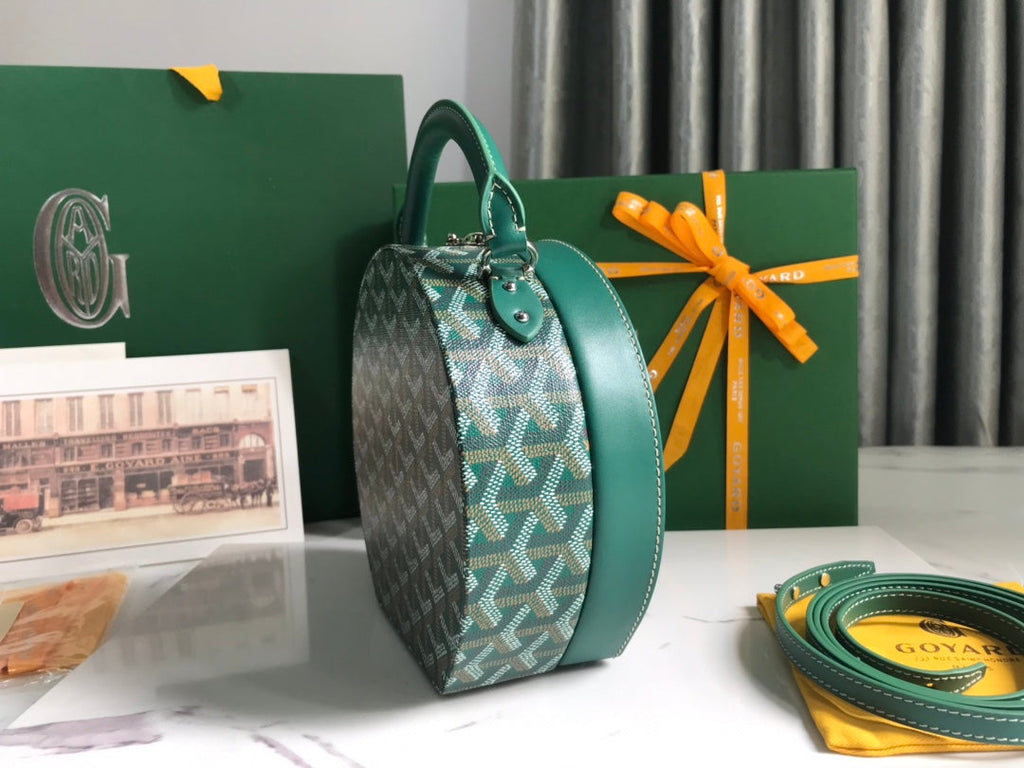 Goyard The Alto Hatbox Trunk Bag GY020381 Green