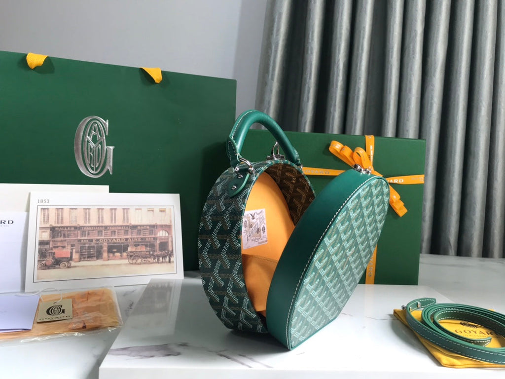 Goyard The Alto Hatbox Trunk Bag GY020381 Green