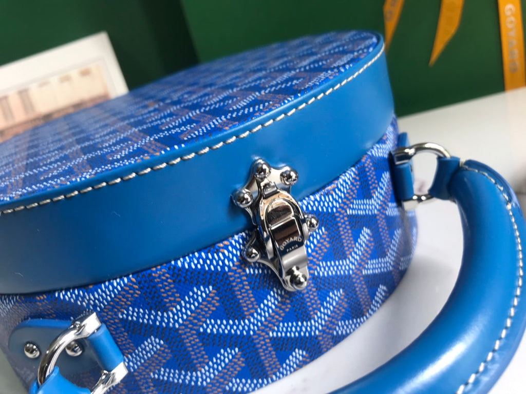 Goyard The Alto Hatbox Trunk Bag GY020381 Blue