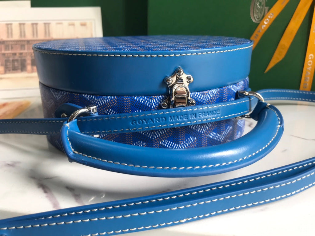 Goyard The Alto Hatbox Trunk Bag GY020381 Blue