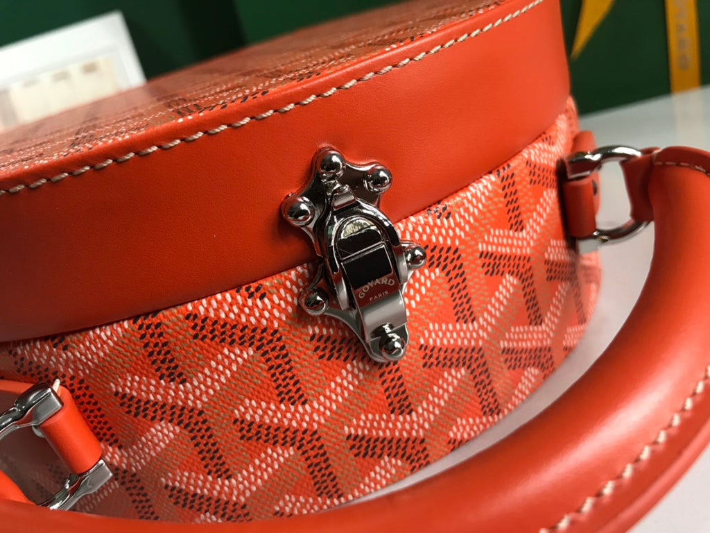 Goyard The Alto Hatbox Trunk Bag GY020381 Orange