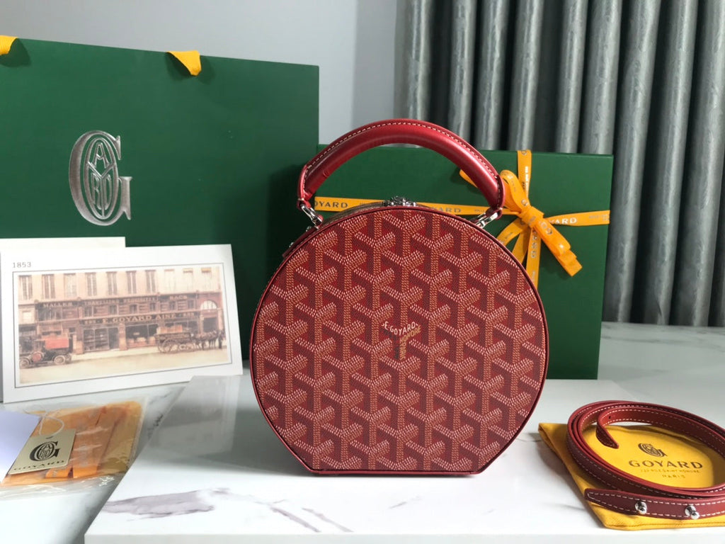 Goyard The Alto Hatbox Trunk Bag GY020381 Red