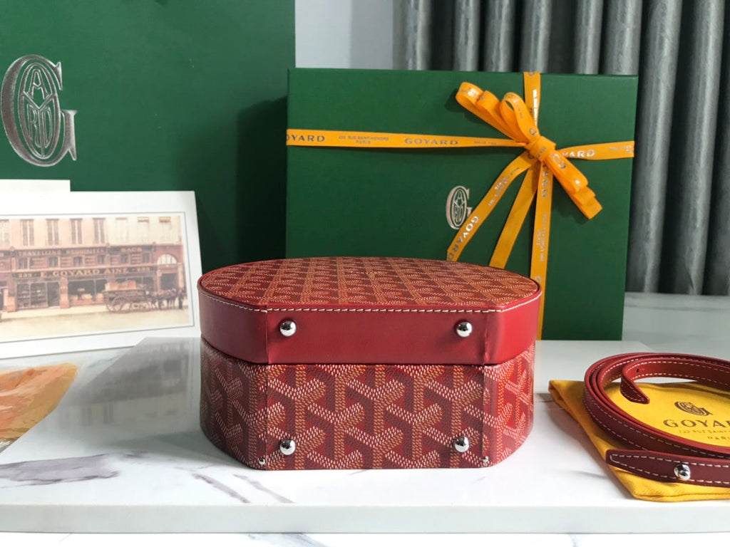 Goyard The Alto Hatbox Trunk Bag GY020381 Red