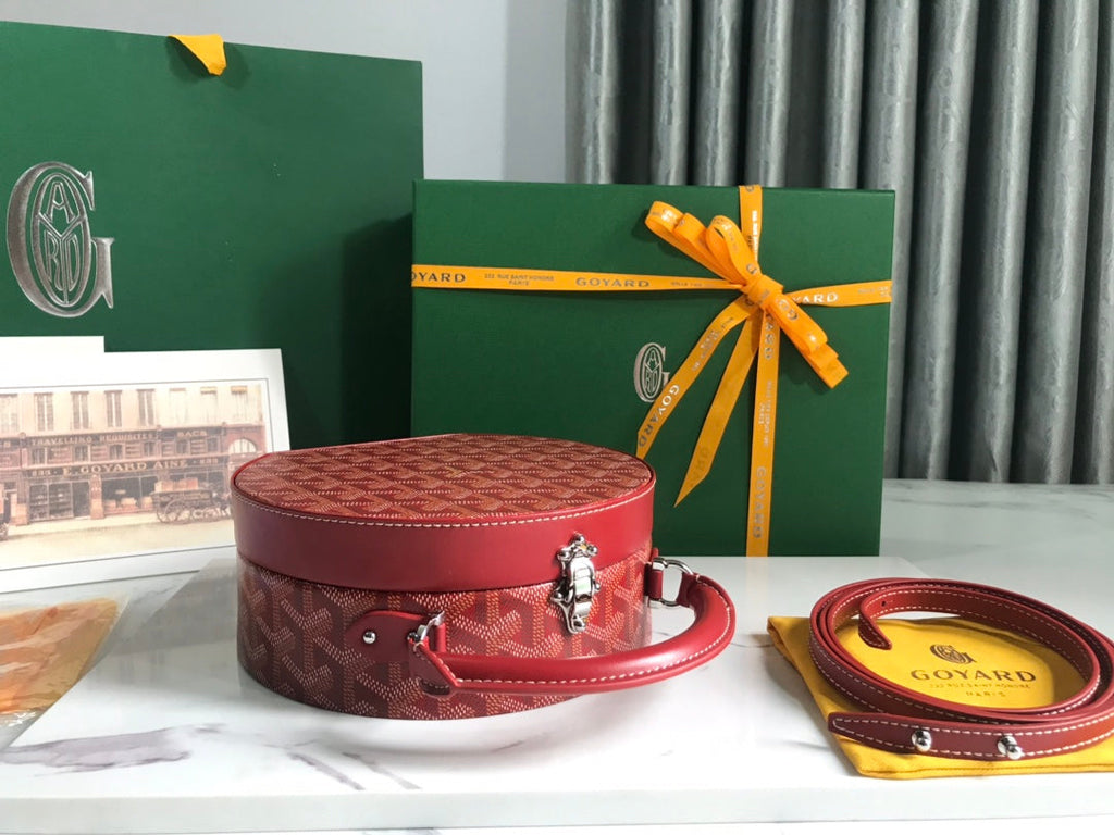 Goyard The Alto Hatbox Trunk Bag GY020381 Red