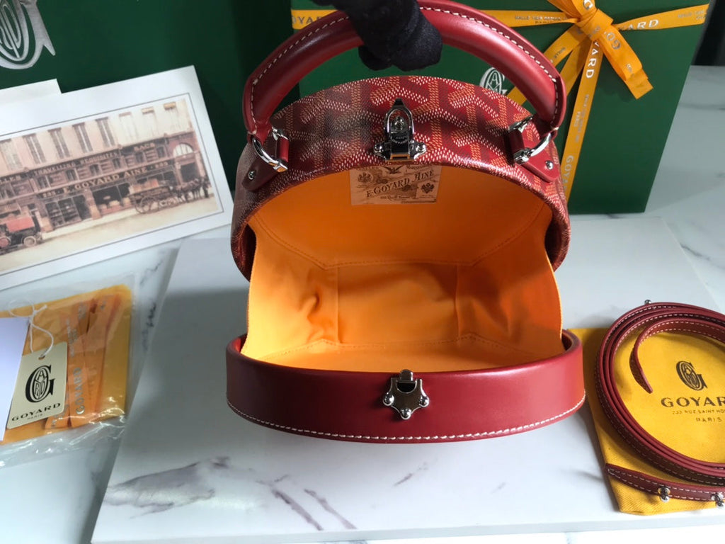 Goyard The Alto Hatbox Trunk Bag GY020381 Red