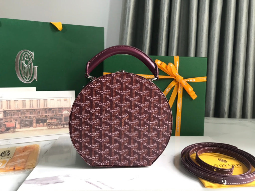 Goyard The Alto Hatbox Trunk Bag GY020381 Purple