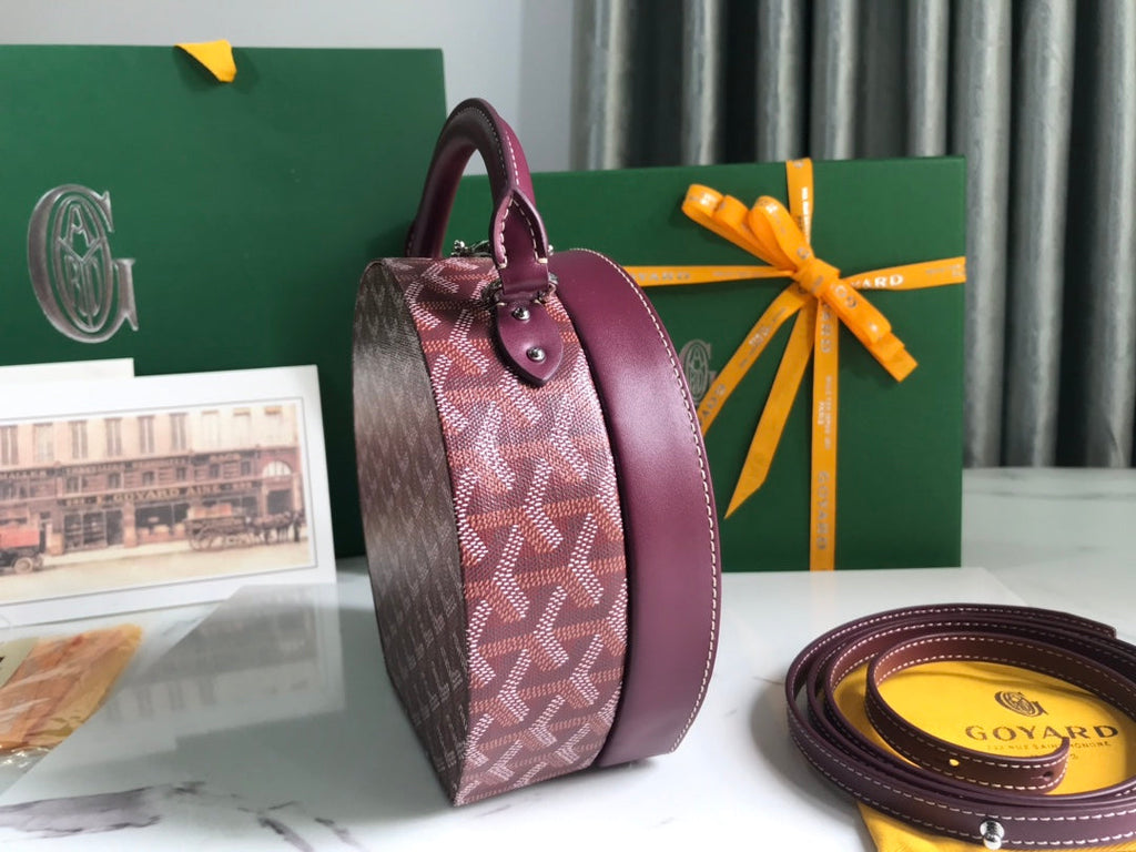 Goyard The Alto Hatbox Trunk Bag GY020381 Purple