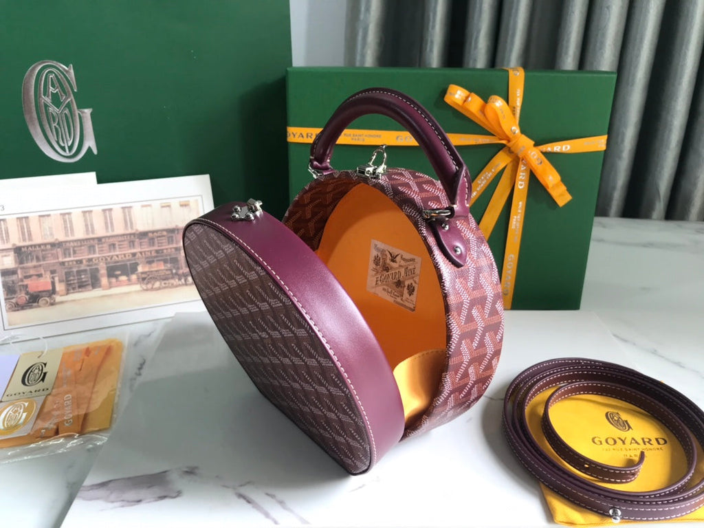 Goyard The Alto Hatbox Trunk Bag GY020381 Purple