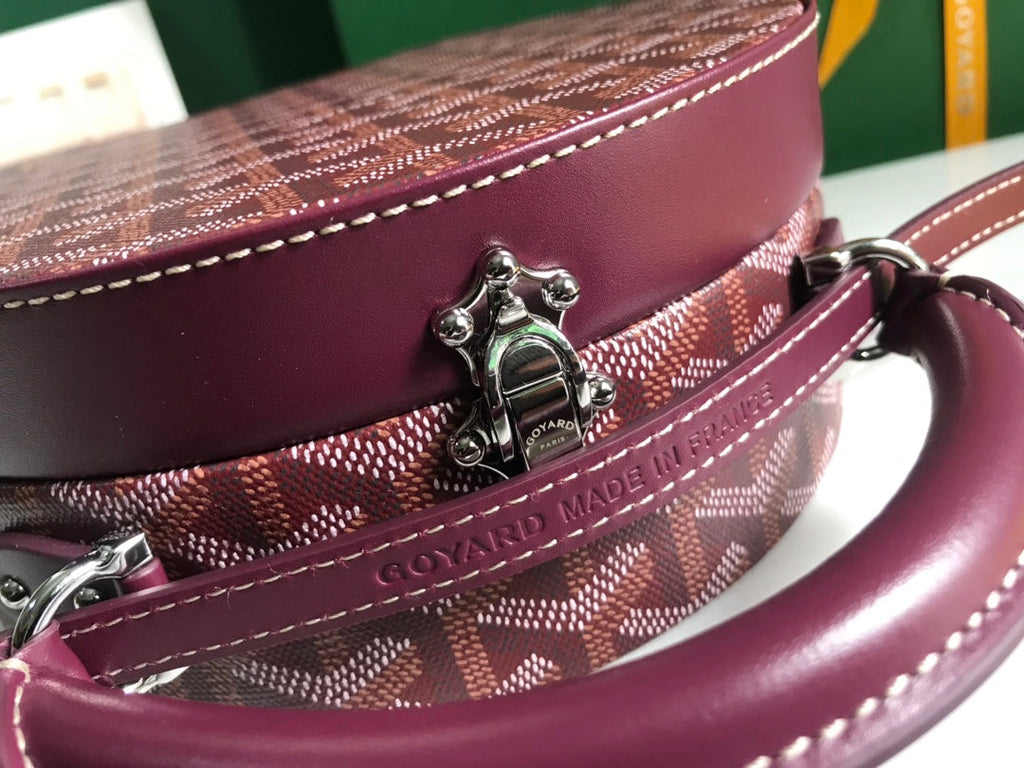 Goyard The Alto Hatbox Trunk Bag GY020381 Purple