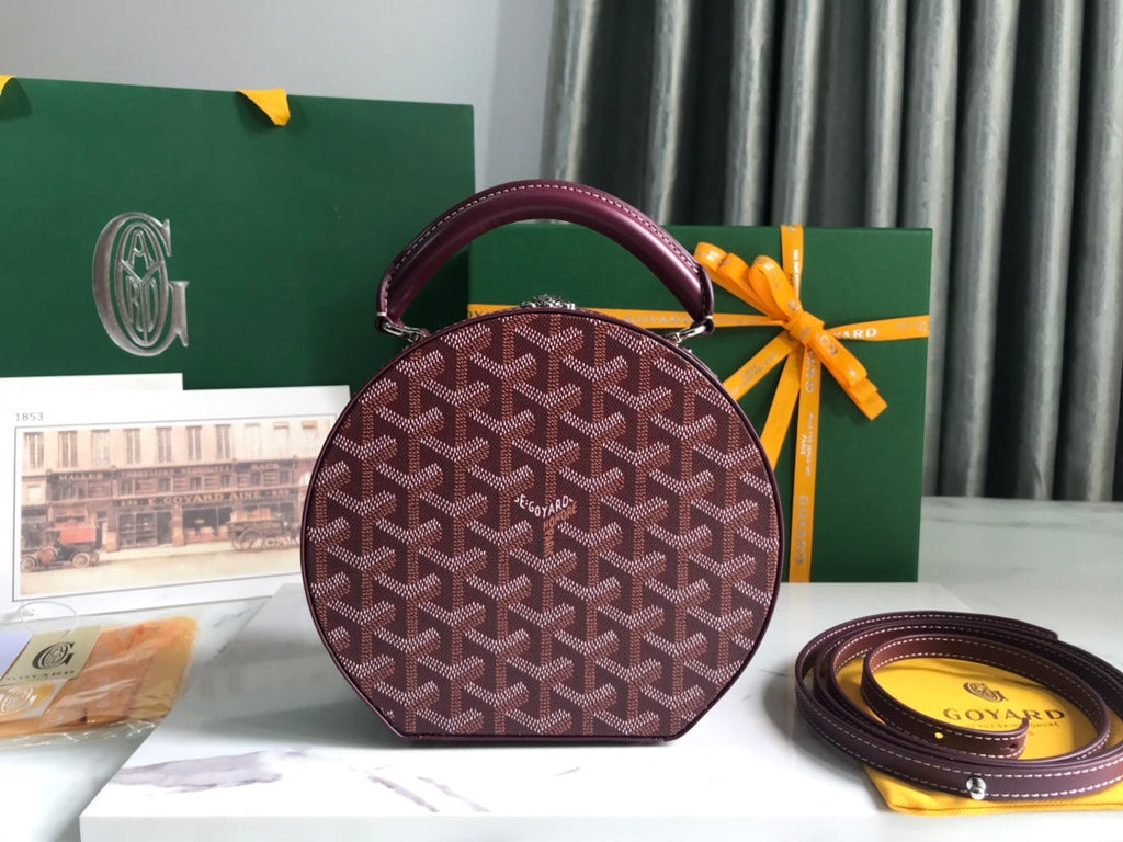 Goyard The Alto Hatbox Trunk Bag GY020381 Purple