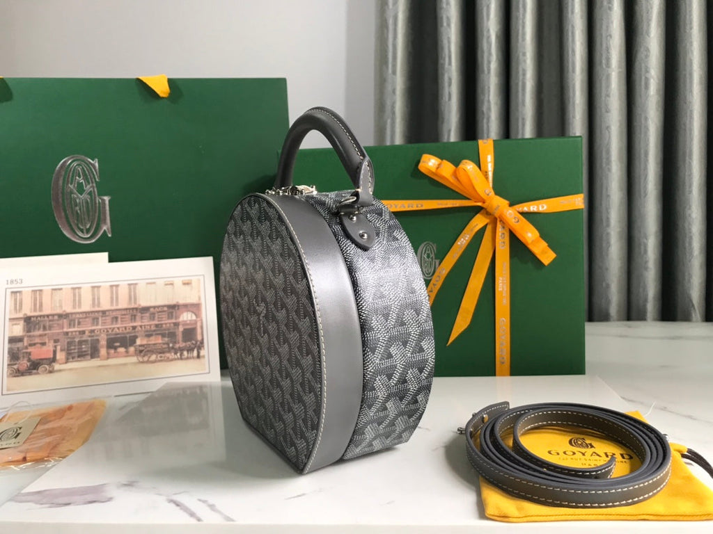 Goyard The Alto Hatbox Trunk Bag GY020381 Gray