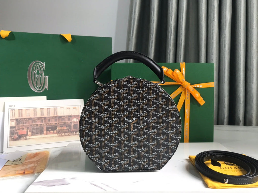 Goyard The Alto Hatbox Trunk Bag GY020381 Black