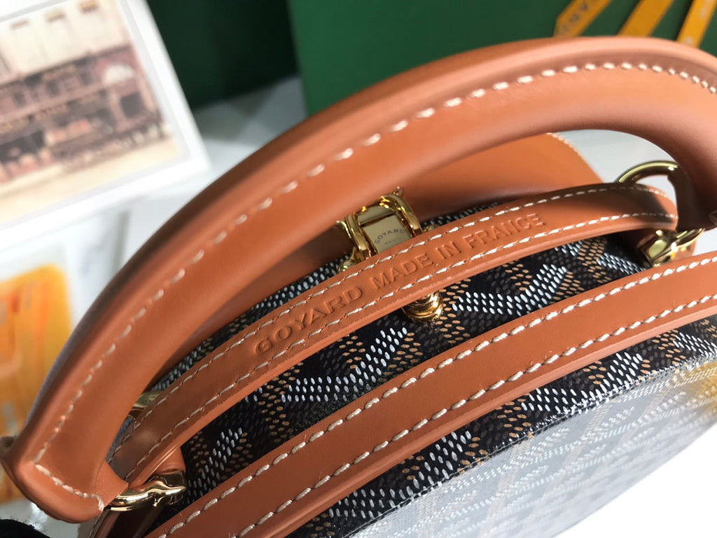 Goyard The Alto Hatbox Trunk Bag GY020381 Tan