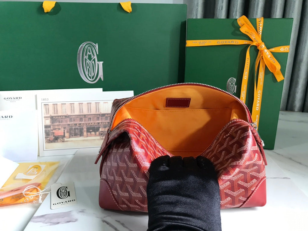 Goyard Toilet 25 Bag GY020590 Red